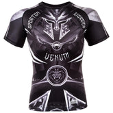 Rash Guard Short Sleeve Venum Gladiator 3.0 Black White