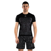 Rash Guard Short Sleeve Venum G-Fit Scales Black/Charcoal Grey