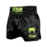 Shorts Muay Thai Style Venum Classic Black/Fluorescent Yellow