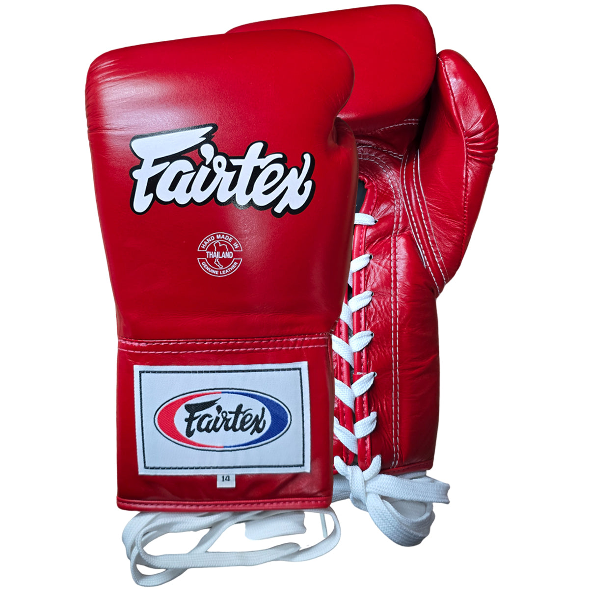 Boxing Gloves Fairtex BGL6 Red Lace-Up Pro Fight – Fight Trade Store