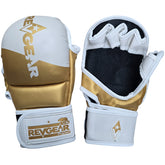 Gloves MMA Revgear Pinnacle P4 Training and Sparring White Gold