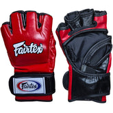 Gloves MMA Fairtex FGV12 Red Black "Ultimate Combat"