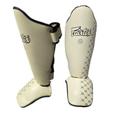 Shin Guards Fairtex SP5 White (Cream White)