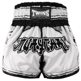 Shorts Muay Thai Style Twins Special TBS-Comic (TH) White