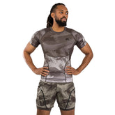 Rash Guard Short Sleeve Venum Electron 3.0 Sand