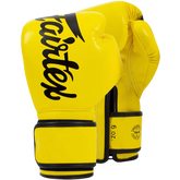 Fairtex BGV14 Yellow Muay Thai Boxing Gloves