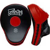 Focus Mitts Fairtex FMV9 Black Red Contoured
