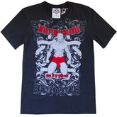 T-Shirt Born To Be Black Cotton Muaythai Culture