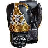 Boxing Gloves Top King TKBGEM-01 Air Black Gold Empower Creativity