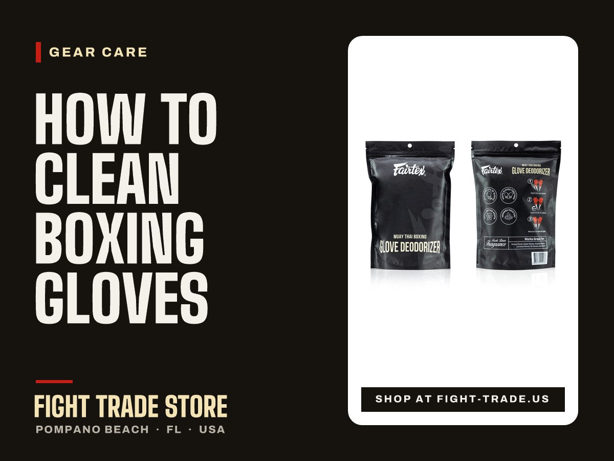 How to clean boxing gloves - Fight Trade Store