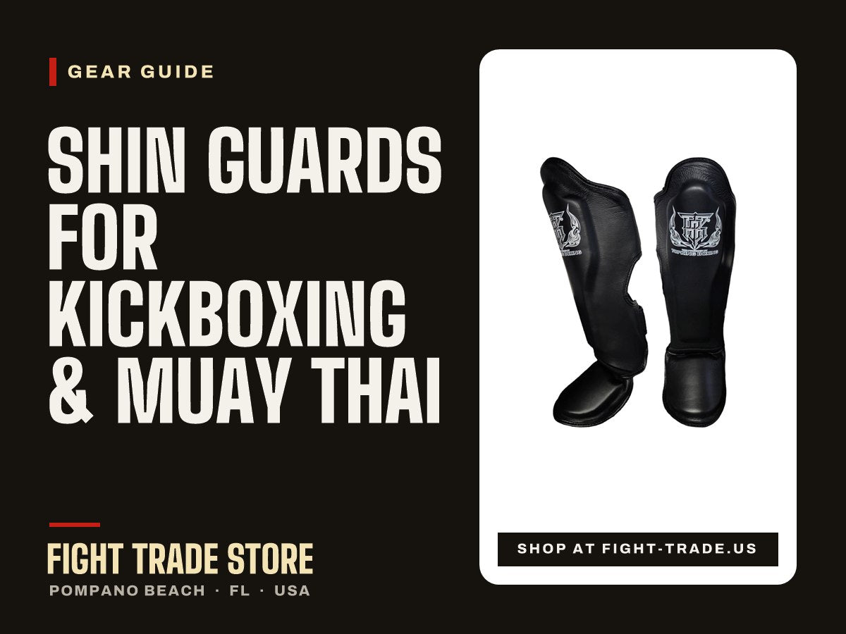 Shin guards for kickboxing and Muay Thai - Fight Trade Store