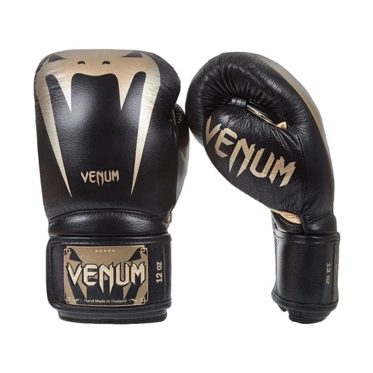 Venum Giant 3.0 Boxing Gloves, Black/Gold, view 1