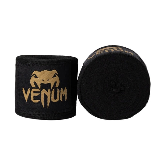 Venum Kontact Boxing Hand Wraps 4.5m, Black/Gold, view 1