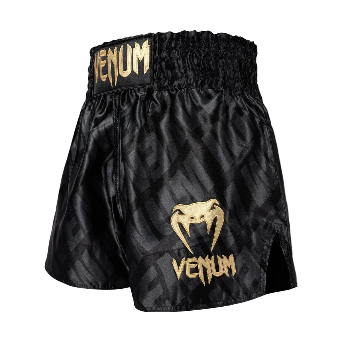 Venum Contender XT Muay Thai Shorts, Black/Gold, view 3