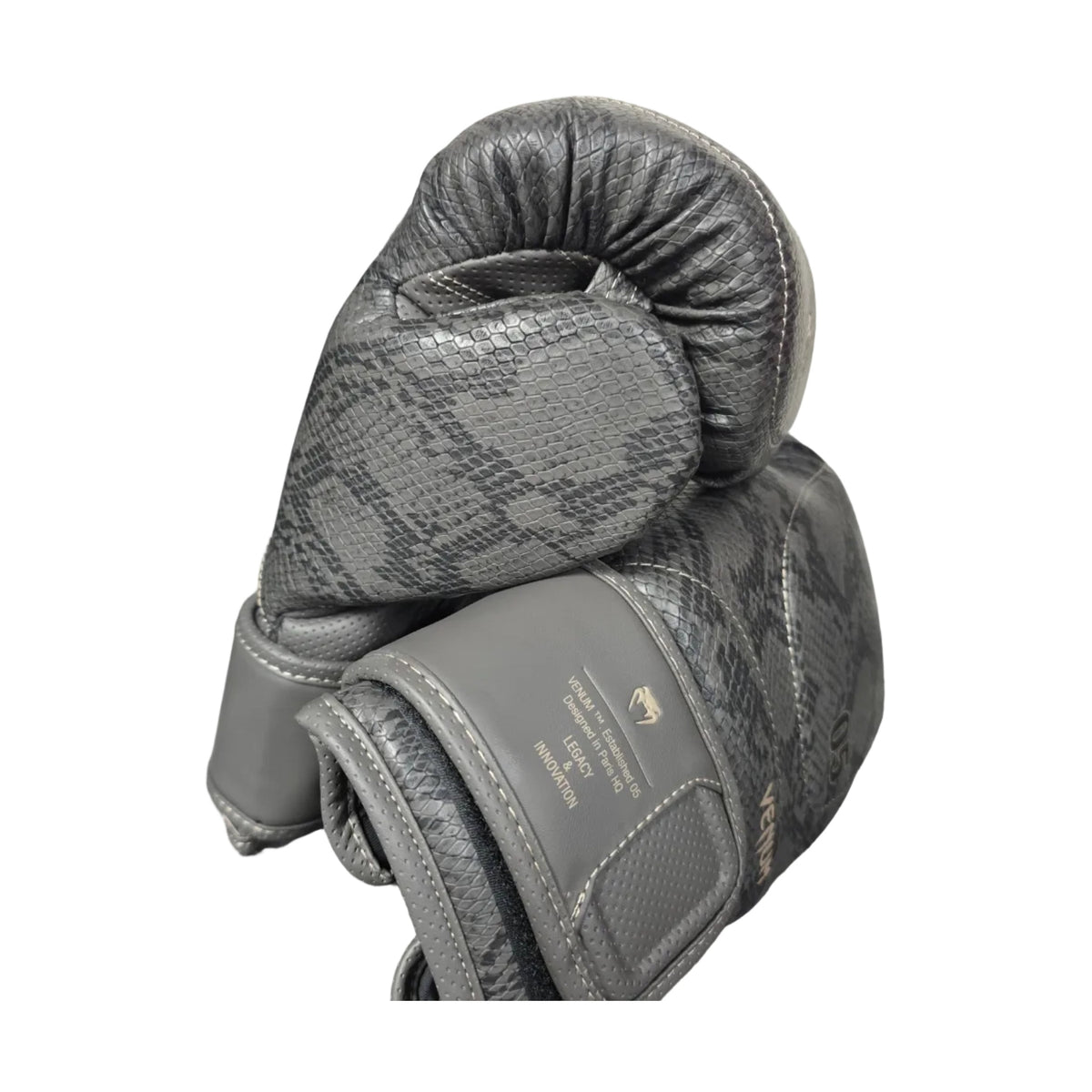 Venum Impact Evo Scales Boxing Gloves, Dark Grey, view 7