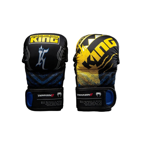 Gloves MMA Venum x TEKKEN 8 KING for Sparring Black/Yellow