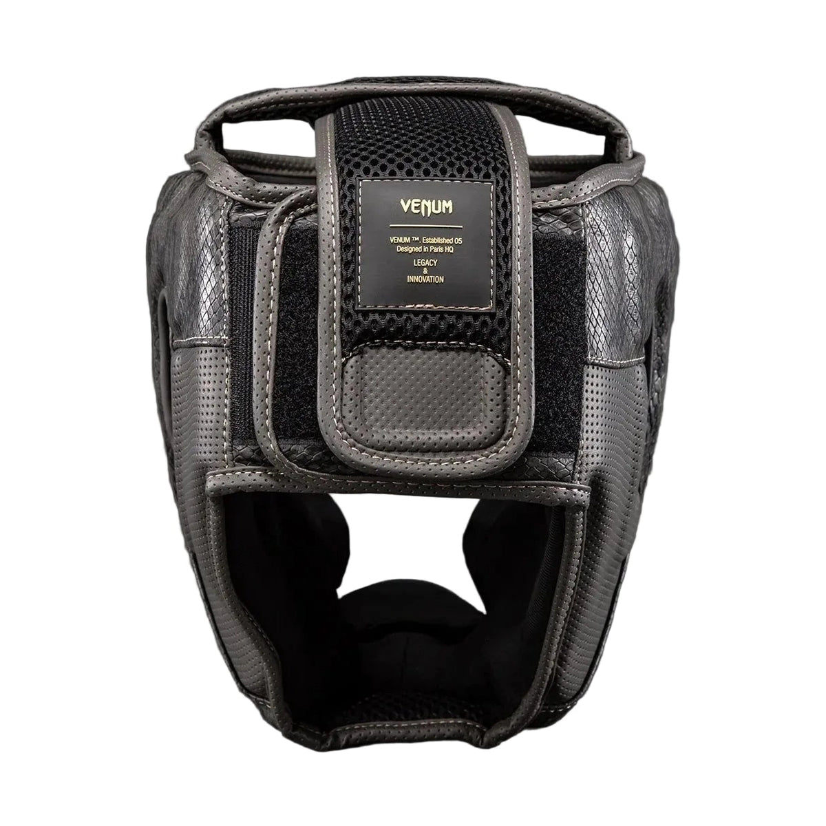 Venum Impact Evo Headgear, Dark Grey, view 4