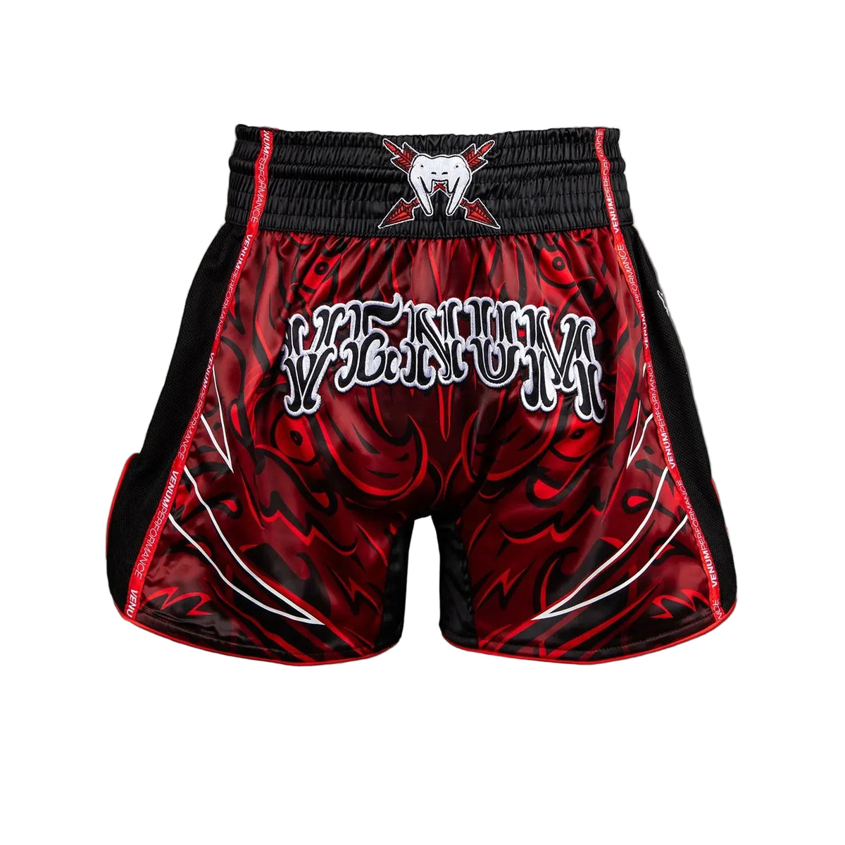 Shorts Muay Thai Style Venum Wolf Atak Black/Red