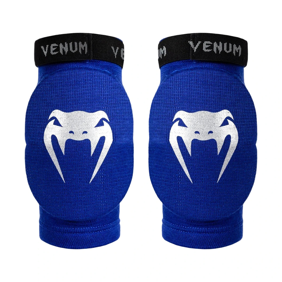 Venum Kontact Elbow Pads, Royal Blue/Silver, view 1