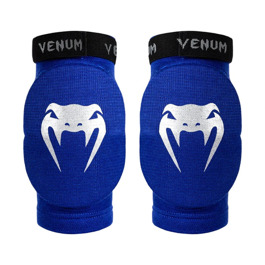Venum Kontact Elbow Pads, Royal Blue/Silver, view 1