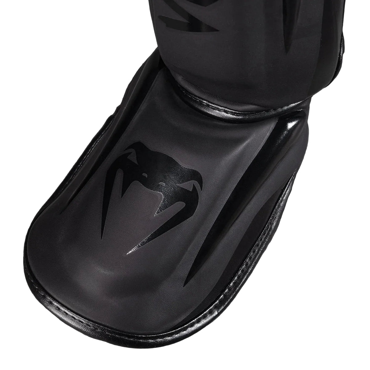 Venum Elite Standup Shin Guards, Matte Black, view 2