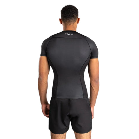 Rash Guard Short Sleeve Venum No Gi Black/Silver Grey