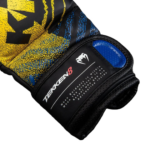 Gloves MMA Venum x TEKKEN 8 KING for Sparring Black/Yellow