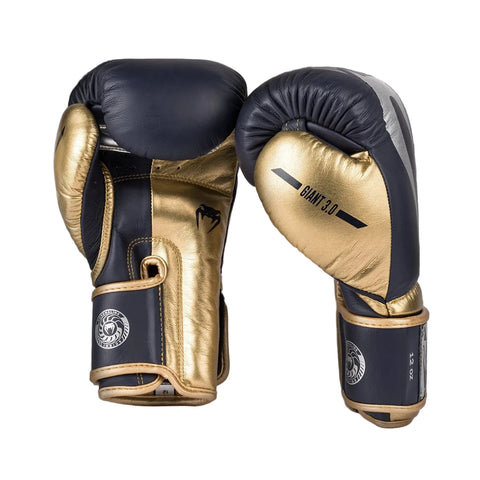 Boxing Gloves Venum Giant 3.0 - Nappa Leather Navy/Gold