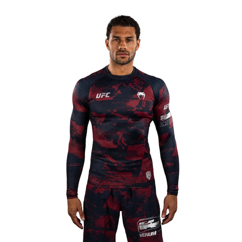 Rash Guard Long Sleeve Venum UFC Zenith Authentic Fight Week Performance Navy