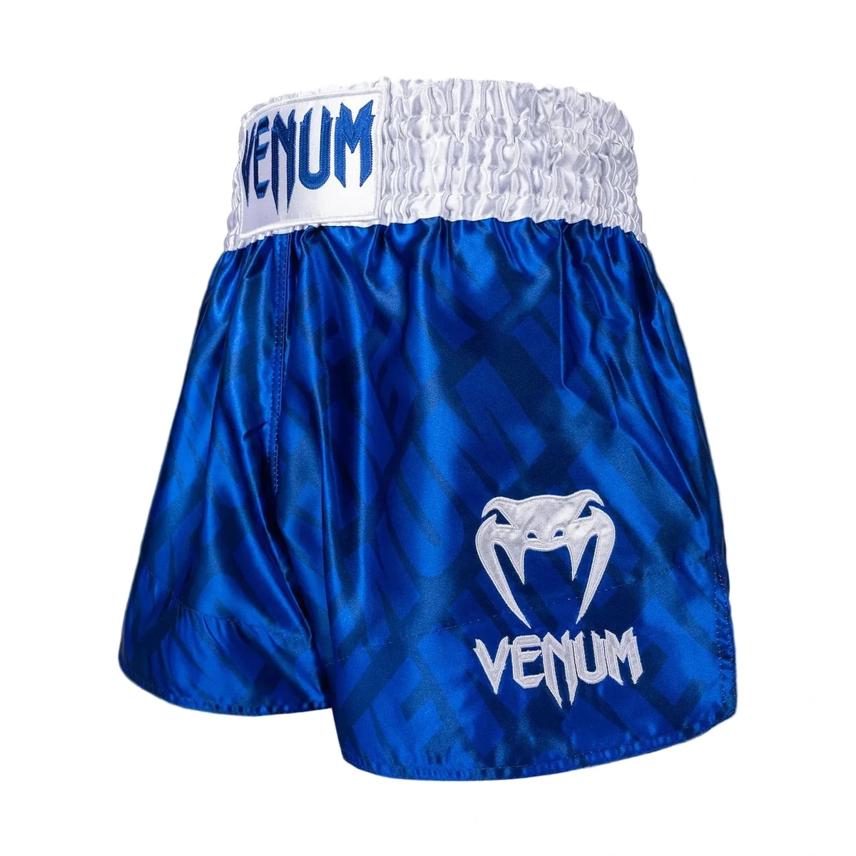 Venum Contender XT Muay Thai Shorts, Royal Blue/White, view 3