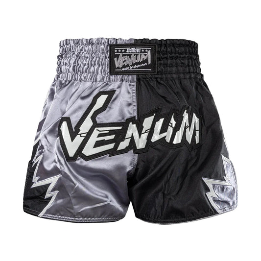 Venum Inferno 2.0 Muay Thai Shorts, Grey/Black, view 1