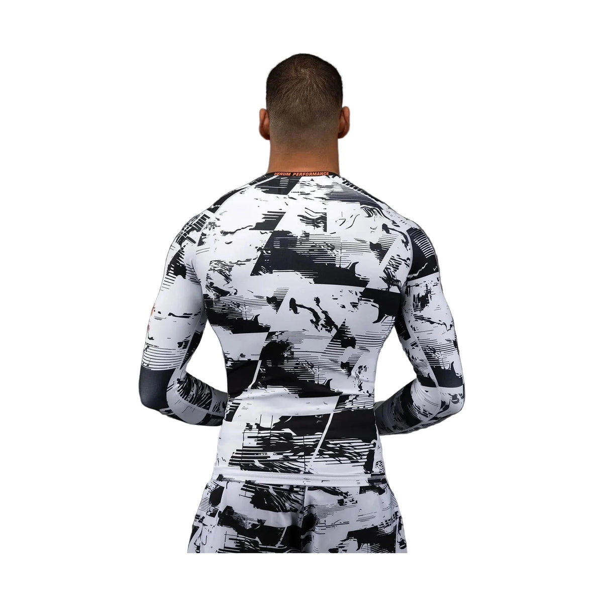 UFC Venum Fight Week Long Sleeve Rashguard, Black, view 2