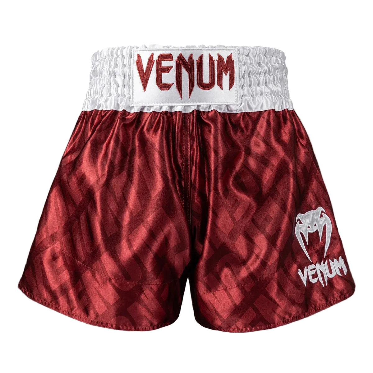 Shorts Muay Thai Style Venum Contender XT Cherry Red/White