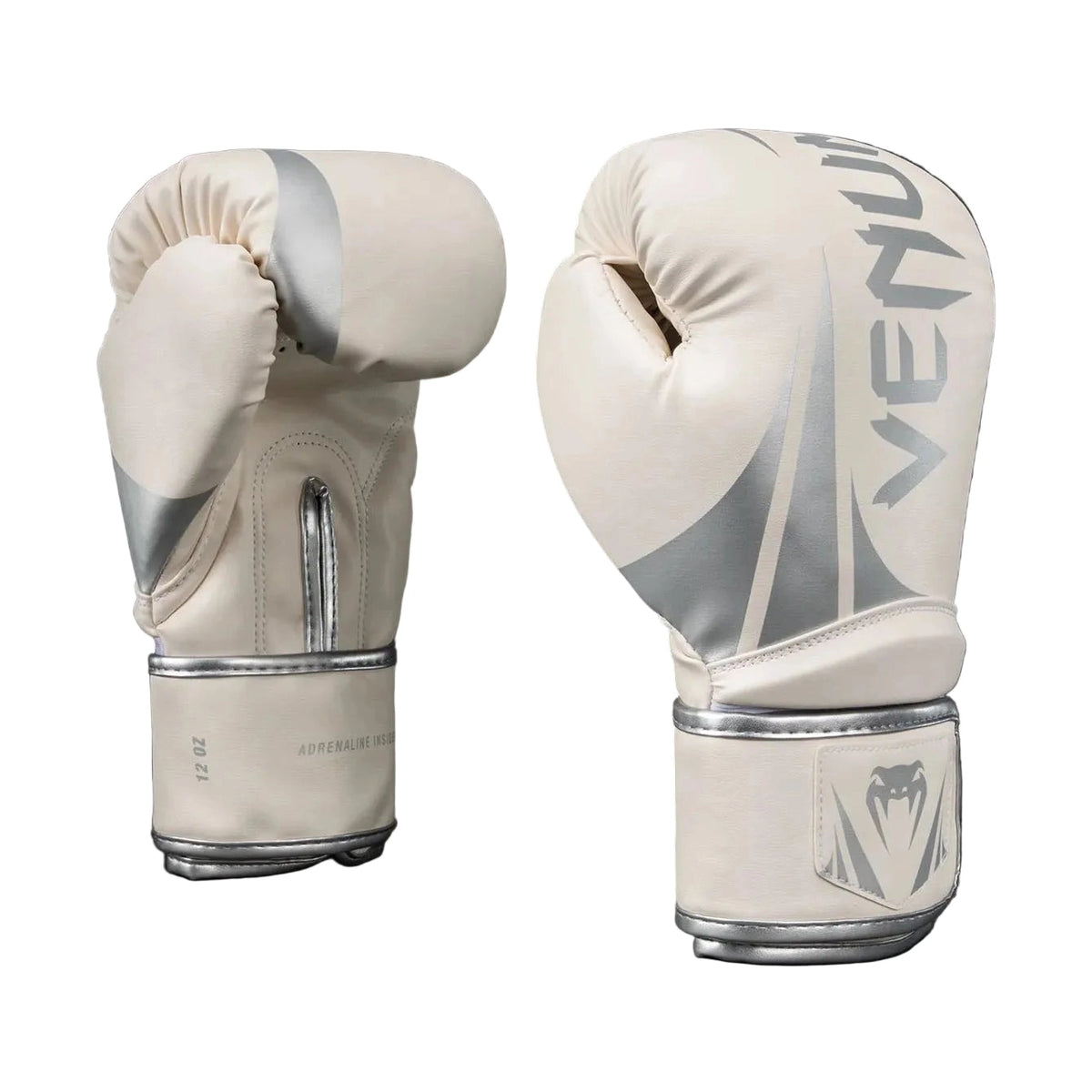 Venum Challenger 2.5 Boxing Gloves, White/Silver, view 2