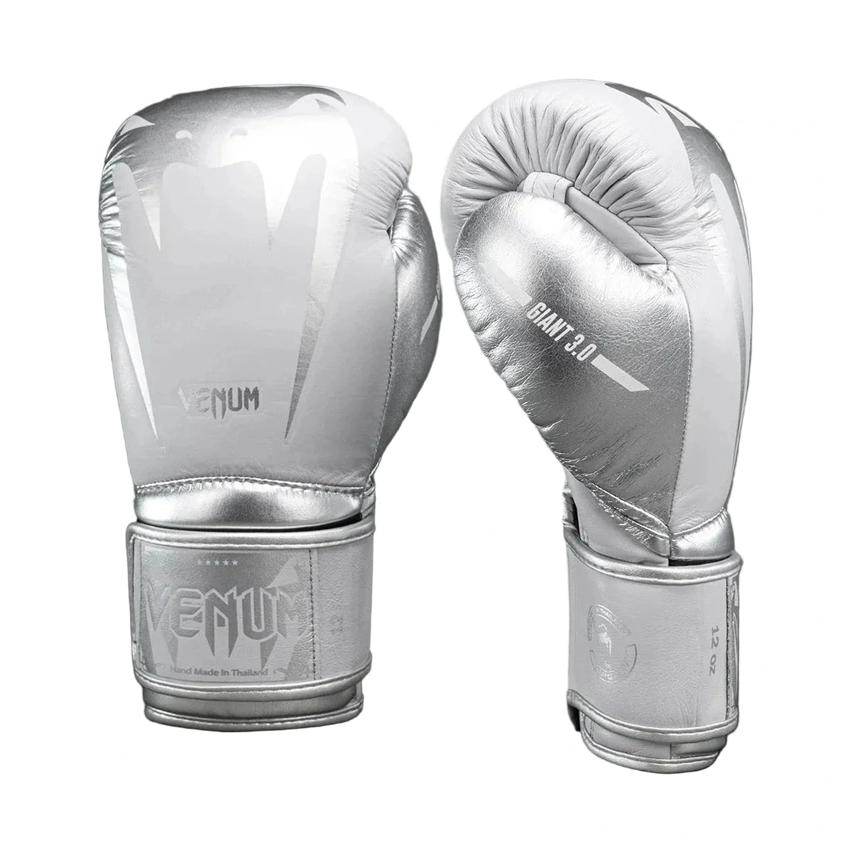 Venum Giant 3.0 Boxing Gloves, Grey/Silver, view 1