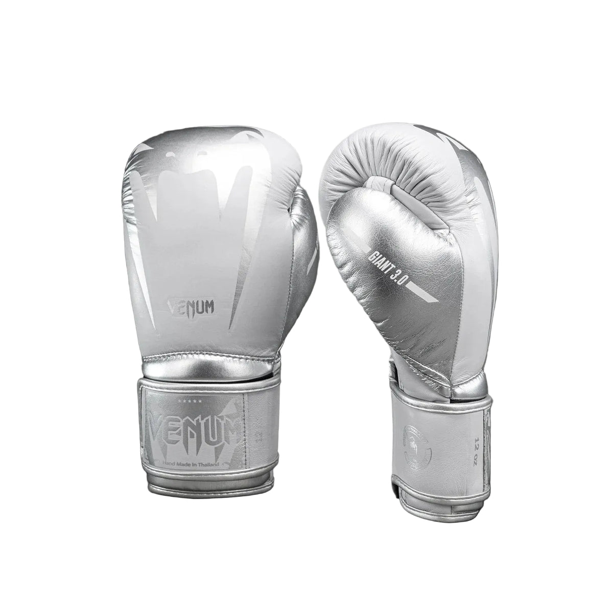 Boxing Gloves Venum Giant 3.0 - Nappa Leather Grey/Silver