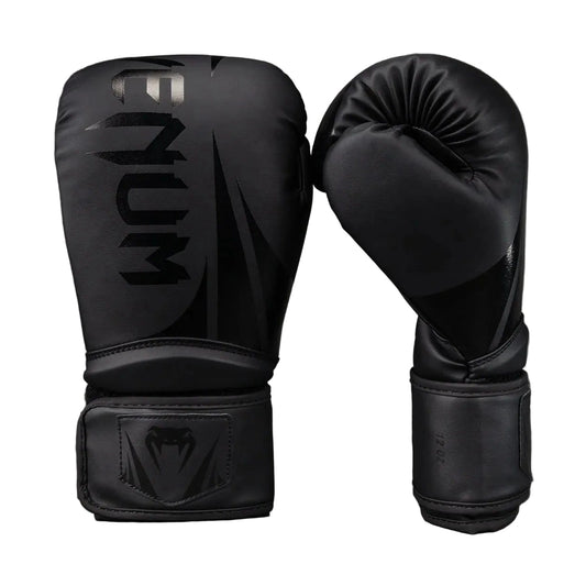 Venum Challenger 2.5 Boxing Gloves, Black/Black, view 1