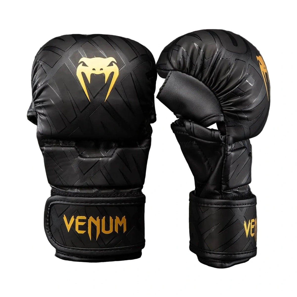 Venum Contender 1.5 XT 3D MMA Sparring Gloves, Black/Gold, view 2