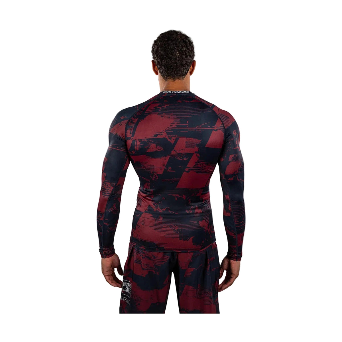 UFC Venum Fight Week Long Sleeve Rashguard, Navy, view 2
