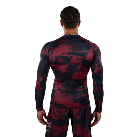Rash Guard Long Sleeve Venum UFC Zenith Authentic Fight Week Performance Navy