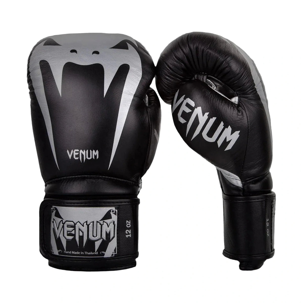Venum Giant 3.0 Boxing Gloves, Black/Silver, view 1