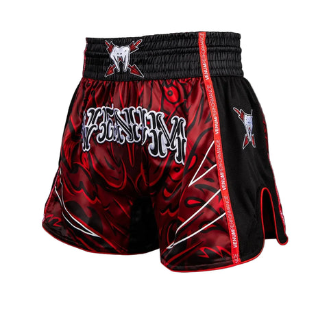 Shorts Muay Thai Style Venum Wolf Atak Black/Red