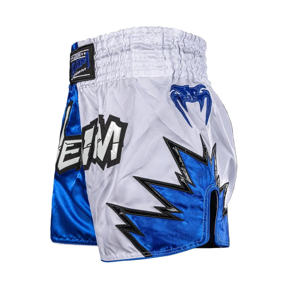 Venum Inferno 2.0 Muay Thai Shorts, White/Blue, view 3