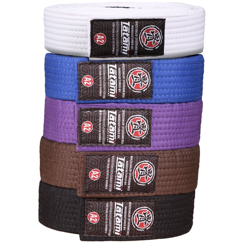 Belt BJJ Adult Rank White Tatami Fightwear For Brazilian Jiu Jitsu