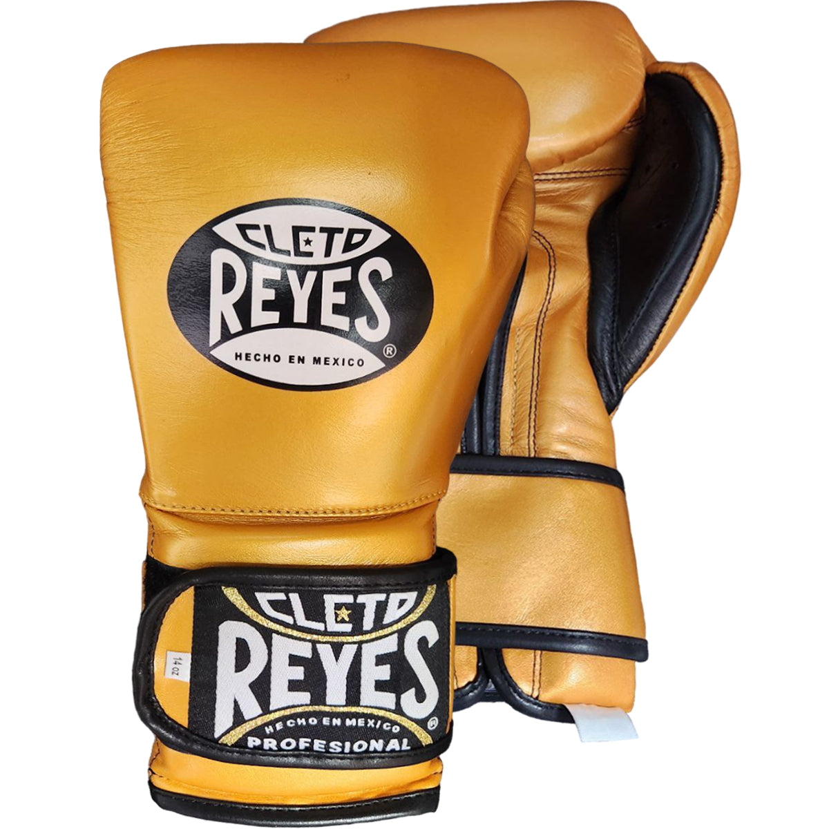 Boxing Gloves Cleto Reyes Hook Loop Closure Solid Gold