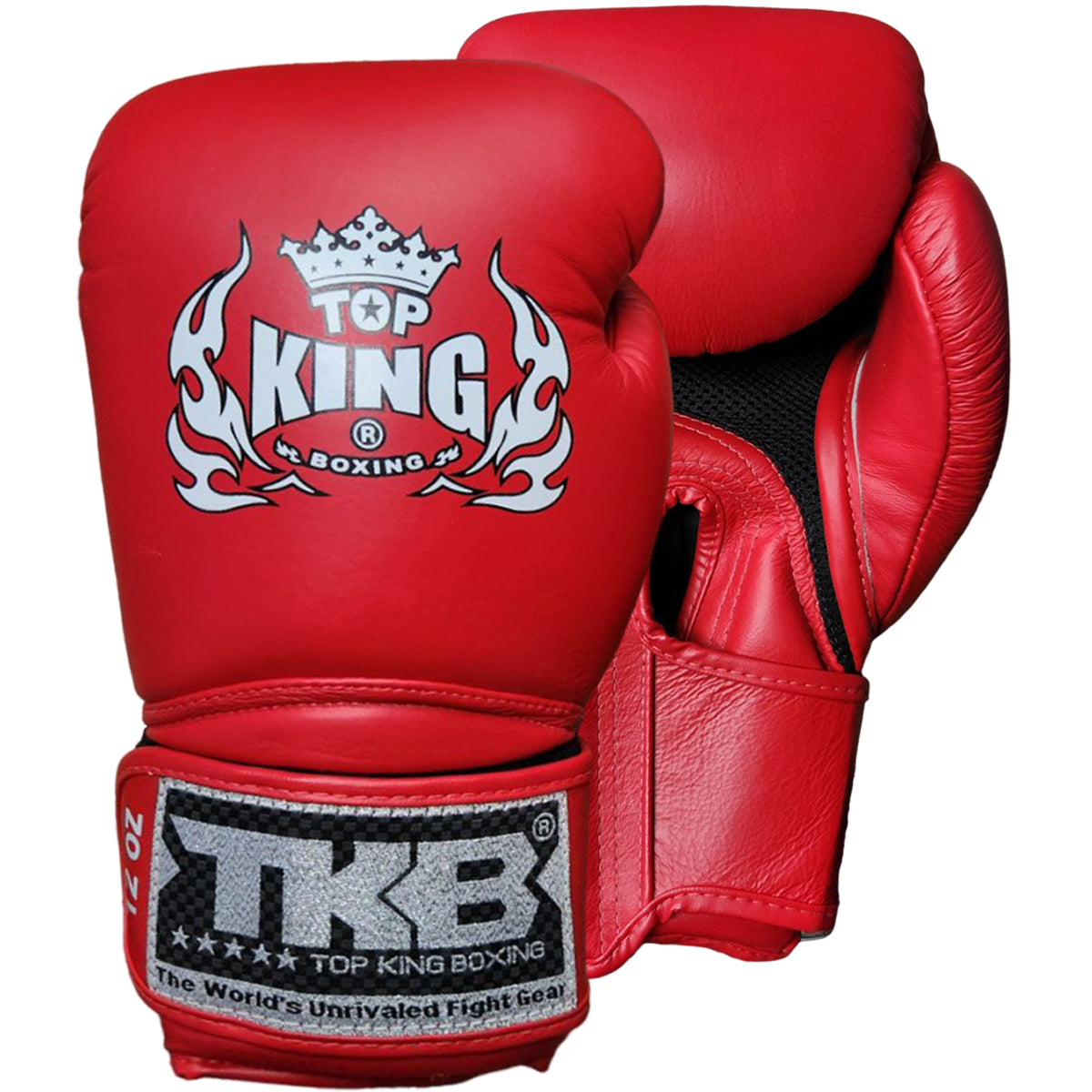 Boxing Gloves Top King TKBGSA Air Red Muay Thai Old Logo