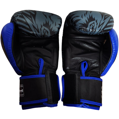 Boxing Gloves Twins Special FBGV-50 Wolf Blue Fancy Muay Thai Style