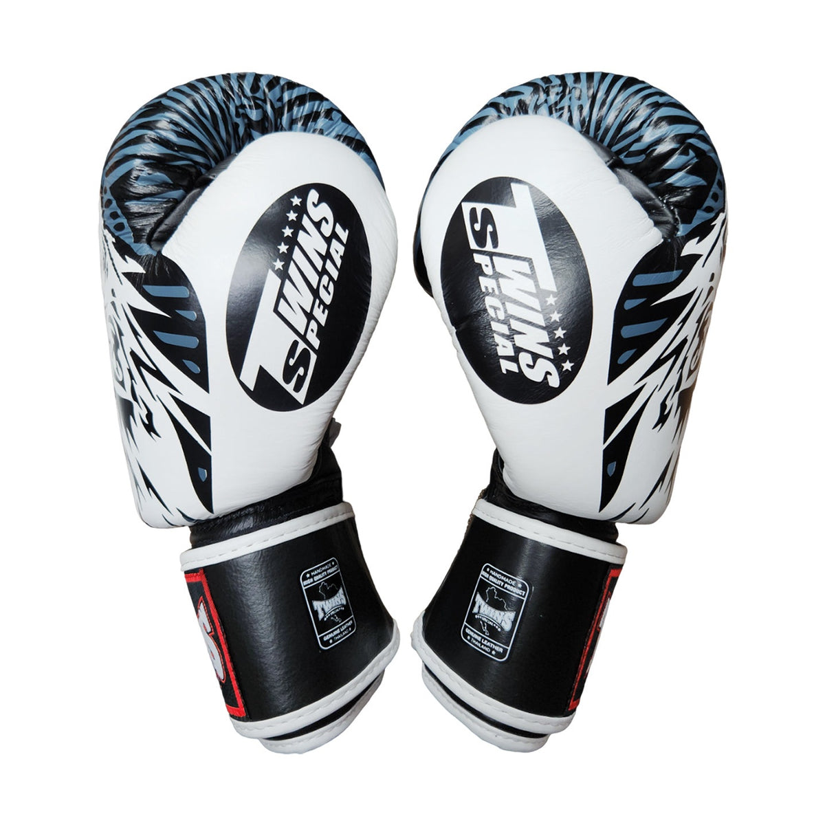 Twins Special FBGV-50 Wolf Fancy Boxing Gloves, White, view 4