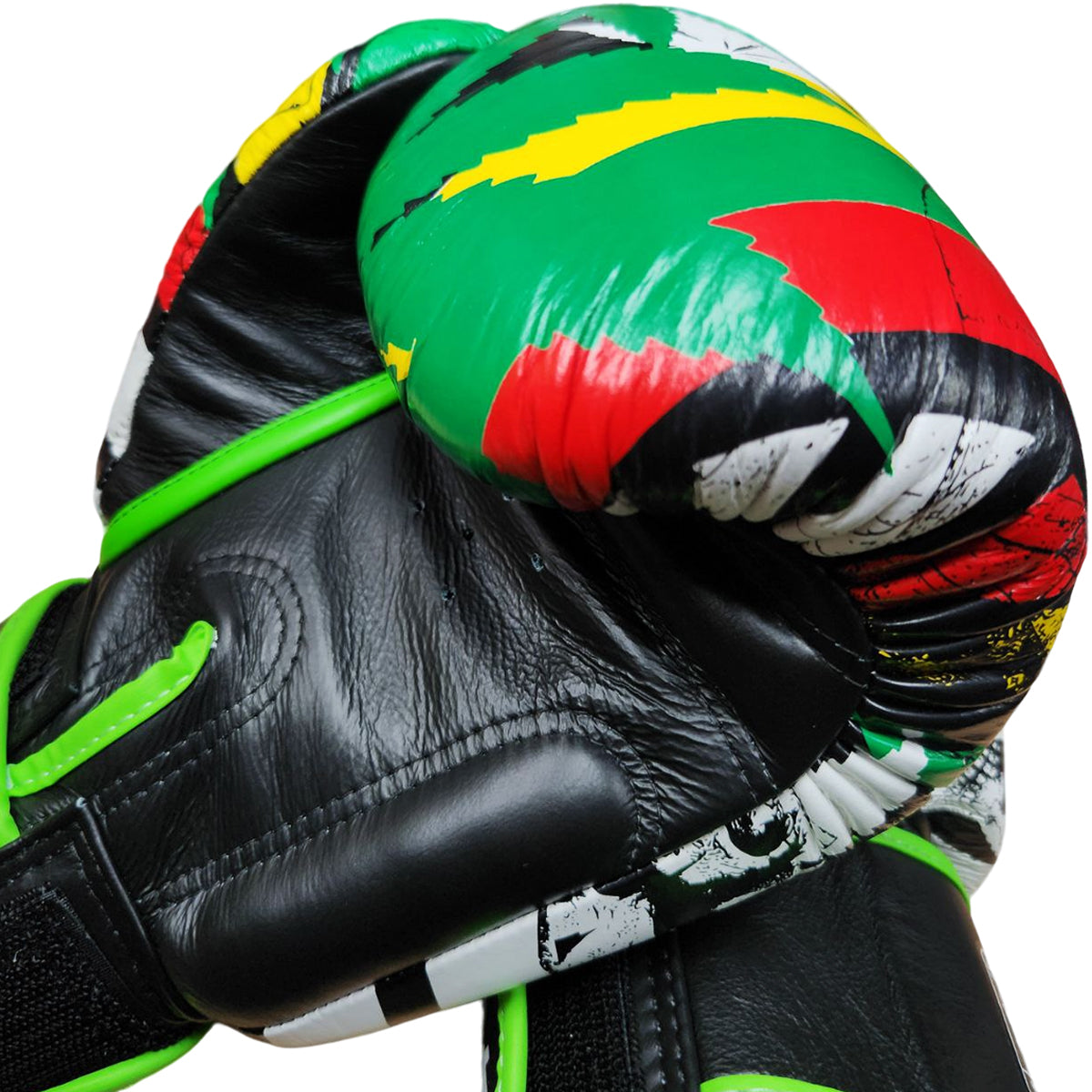 Twins Special FBGVL3-54 Grass Fancy Boxing Gloves, Green, view 2