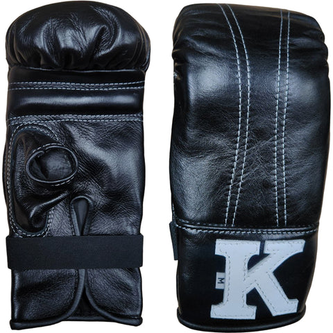 Bag Gloves K Brand K-KBG Black Open Thumb Muay Thai